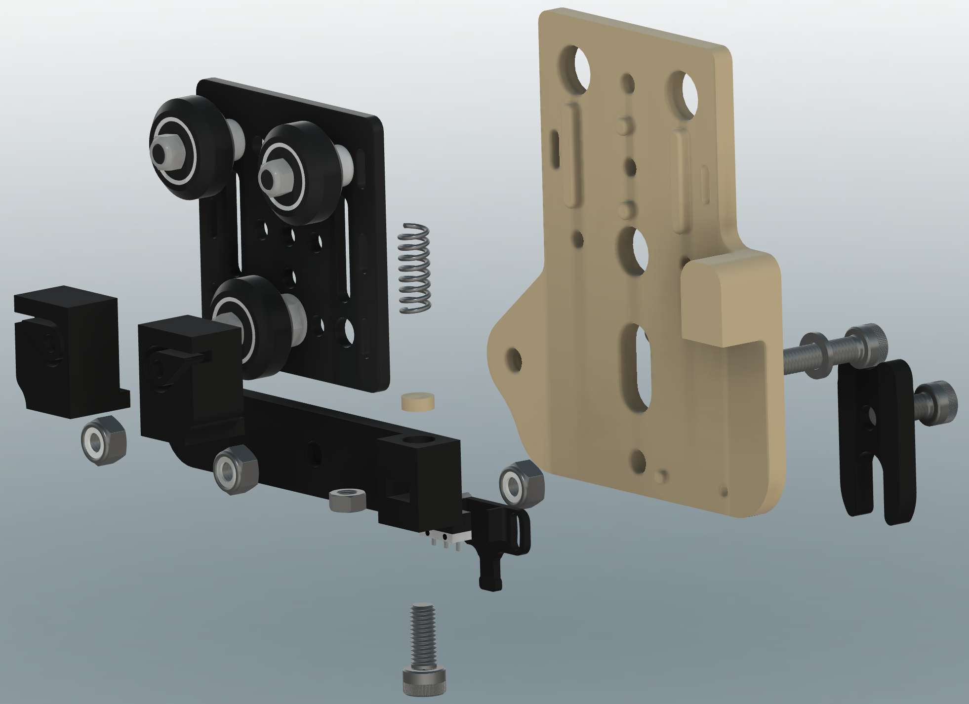 Component assembly - Open Knitting Motor Project